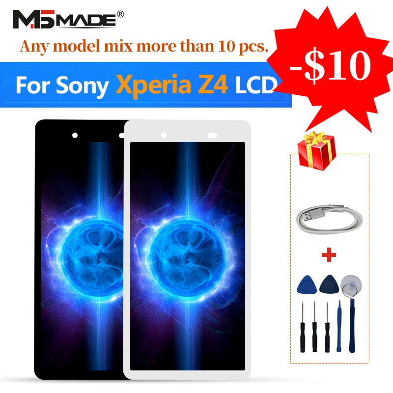 

For Sony Xperia Z4 Z3 + Z3 Plus E6533 E6553 LCD Touch Screen Digitizer Display Replacement Assembly Parts With Frame