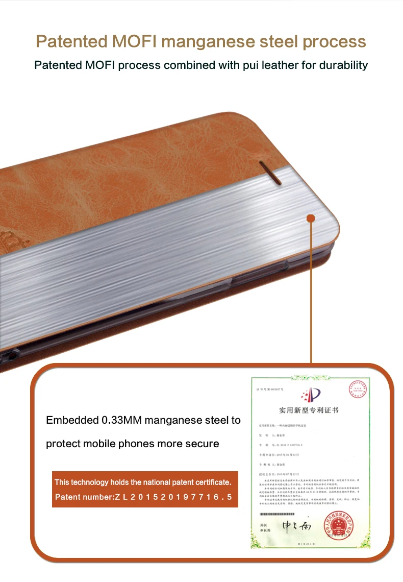 MOFi для Xiaomi Redmi Note 7 чехол высокого качества Роскошные Флип-Чехлы из искусственной кожи чехол-книжка