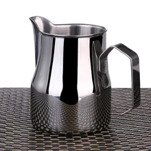 RSCHEF 1 adet Uzun gaga kahve latte kupası paslanmaz çelik çekme pot ağız silindir espresso fincanı