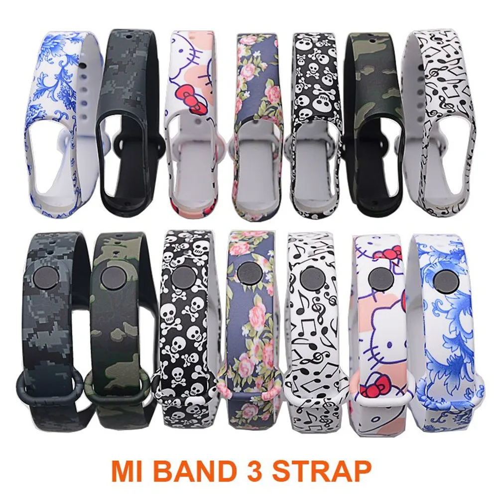 

Wearable Devices New Colorful for Xiaomi Mi Band 3 Strap For MiBand 3 Bracelet Strap mi band 3 Accessories bracelet Wristbands