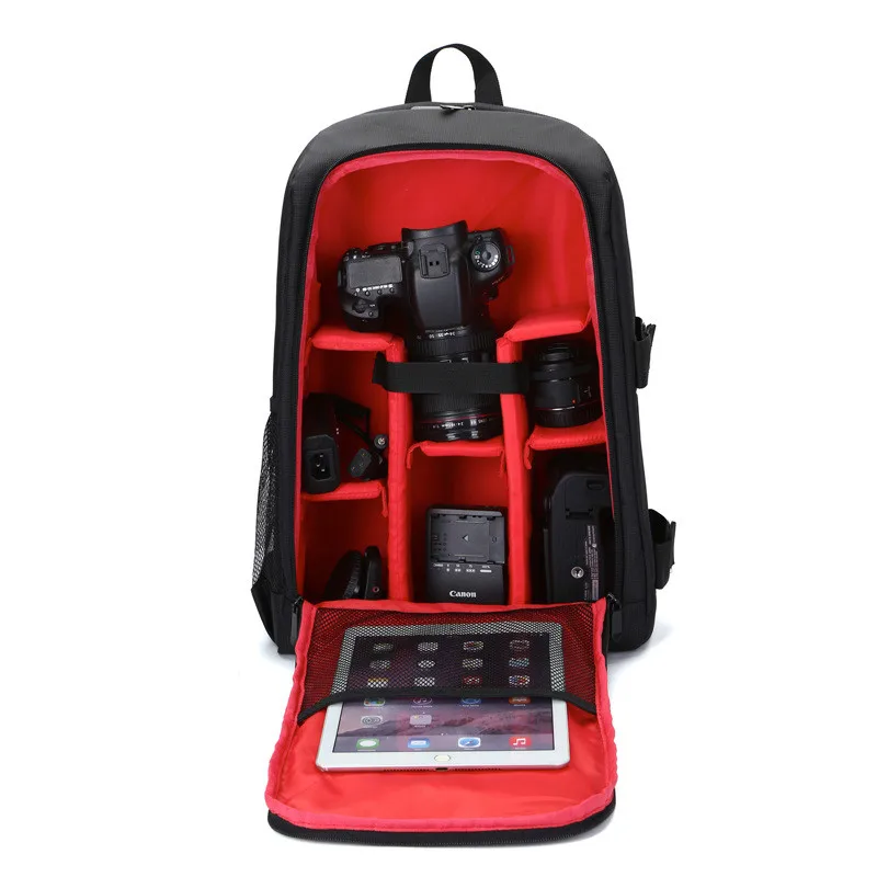 

New Outdoor Wear-resisting Water-resistant Dslr Digital Camera Bag Backpack Multi-functional Breathable Photography Camera Bags