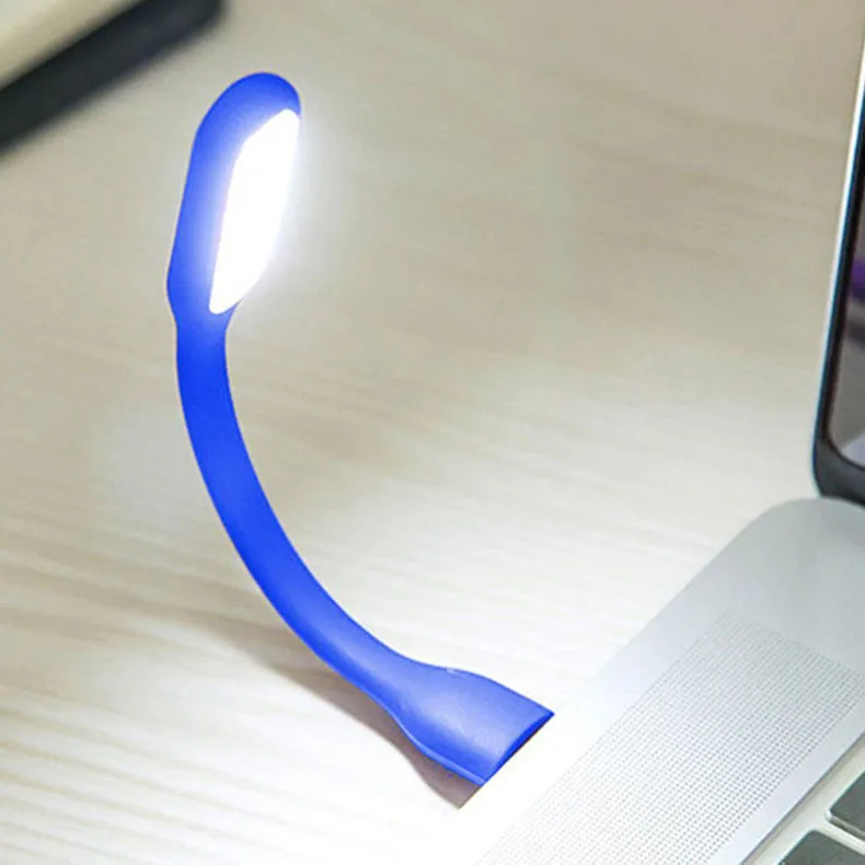 Светодиодный настольный мини светильник для чтения гибкий USB светодиодный