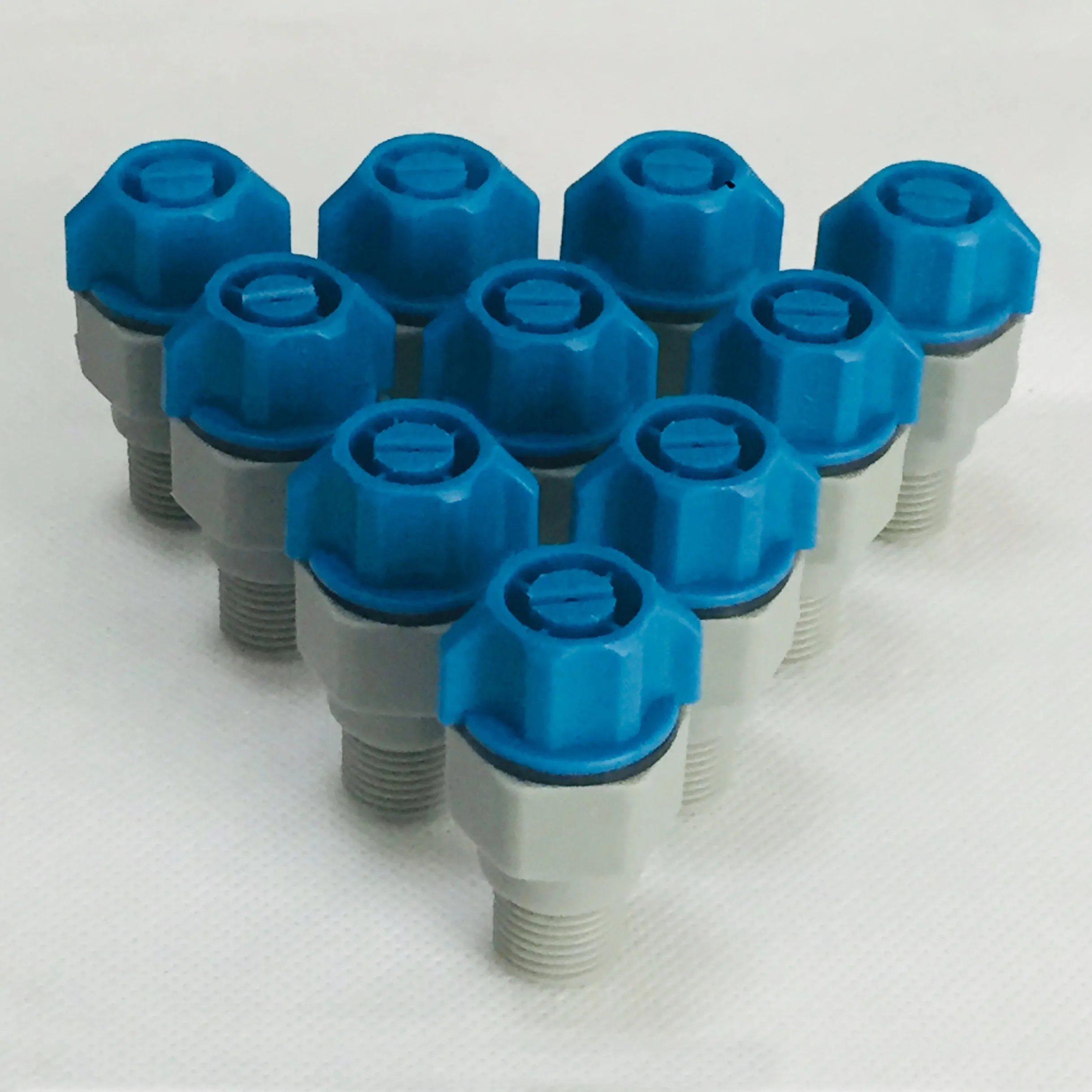 

( 50 pcs/lot ) 1/4" flat fan nozzle Plastic quick release PCB etcher nozzle