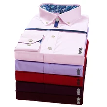 Мужская рубашка Sergio K Camisa Dudalina, мужская повседневная рубашка с рисунком, брендовая мужская одежда, приталенная рубашка с длинными рукавами