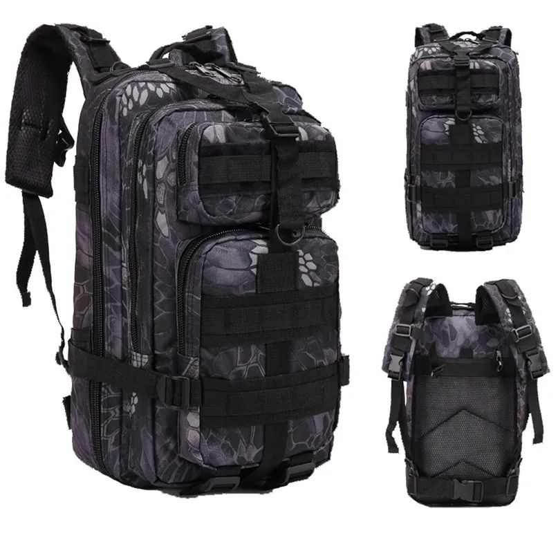 30L Military Tactical Assault Pack Backpack Army Molle Waterproof Bug Out Bag Small Rucksack for Outdoor Hiking Camping Hunting  (9)