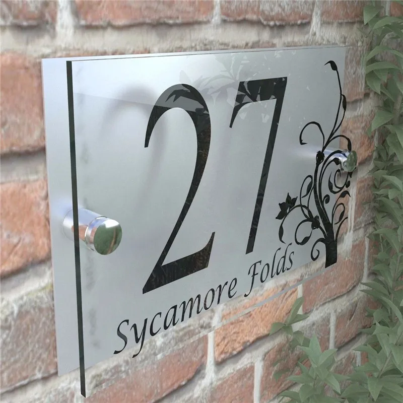 Decorative House Signs Plaques Door Numbers 1 999 Personalised