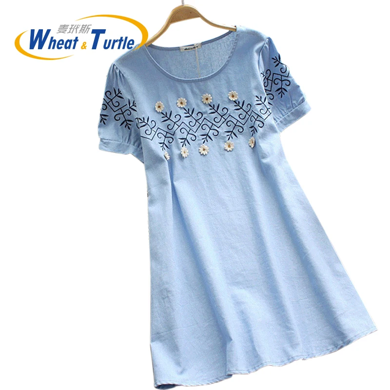 

2019 Hot Sale Maternity Summer Short Dress 2019 New Arrival Ultra Thin Cotton Appliques Summer Chic Clothes For Pregnant Women