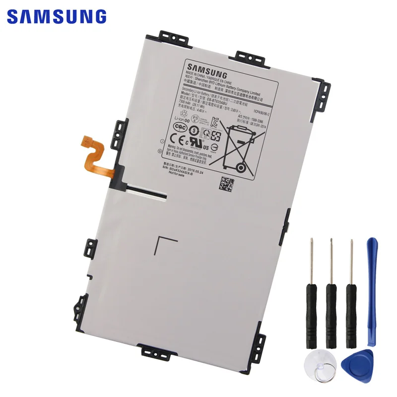 

Original Replacement Samsung Battery For Galaxy Tab S4 10.5 SM-T830 T835 T830 SM-T835 Genuine Tablet Battery EB-BT835ABU