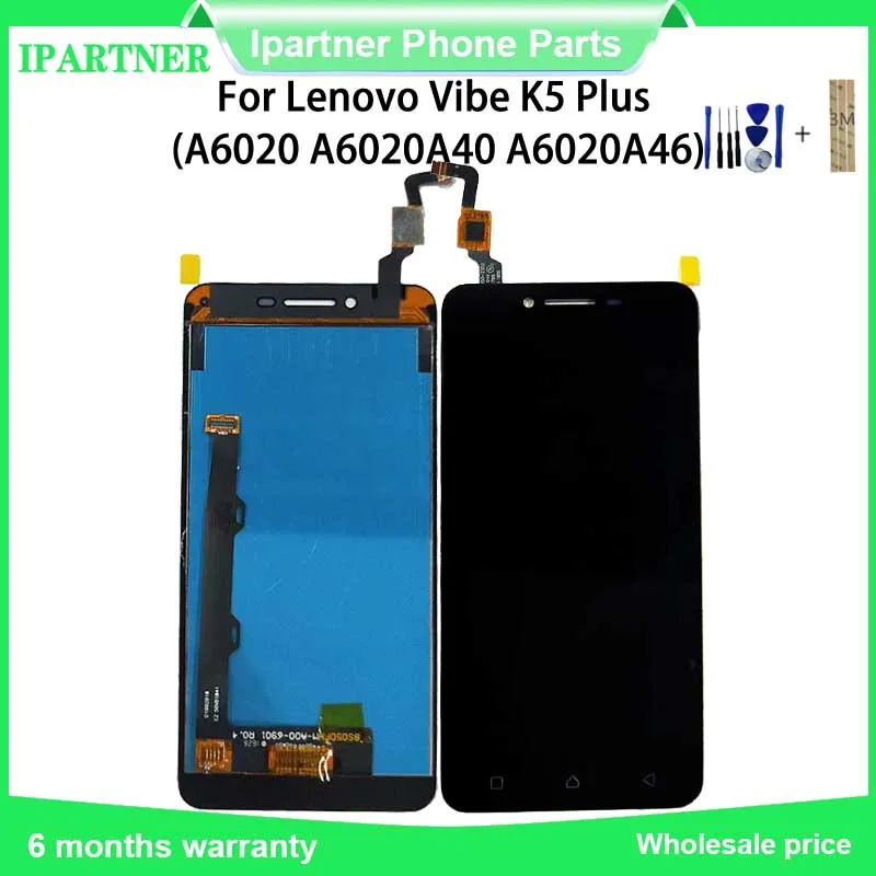5-дюймовый ЖК-дисплей для Lenovo Vibe K5 Plus A6020a46 кодирующий преобразователь сенсорного
