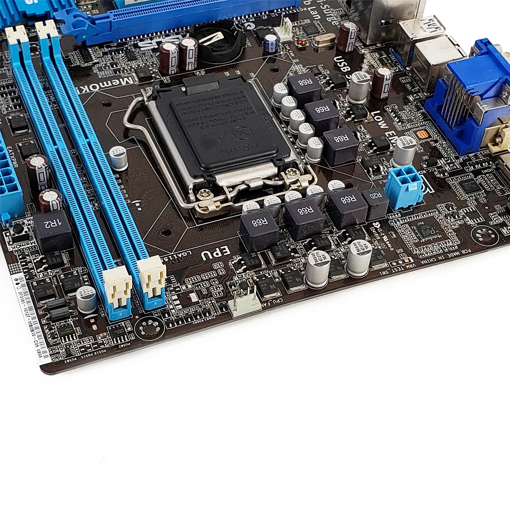 Asus P8B75-M LE настольная материнская плата B75 разъем LGA 1155 для i3 i5 i7 DDR3 16G SATA3 USB3.0 HDMI DVI uATX оригинальная б/у материнская плата