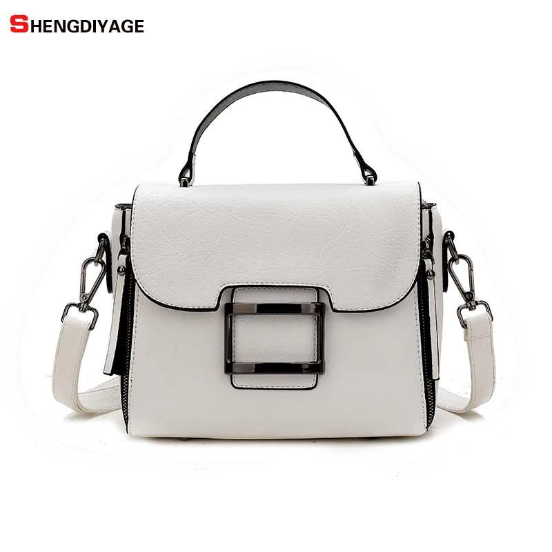 

Luxury Handbags Women Bag Designer Autumn Leather Tote Bag For Women 2018 Women Messenger Bags White Sac A Main bolsa feminina