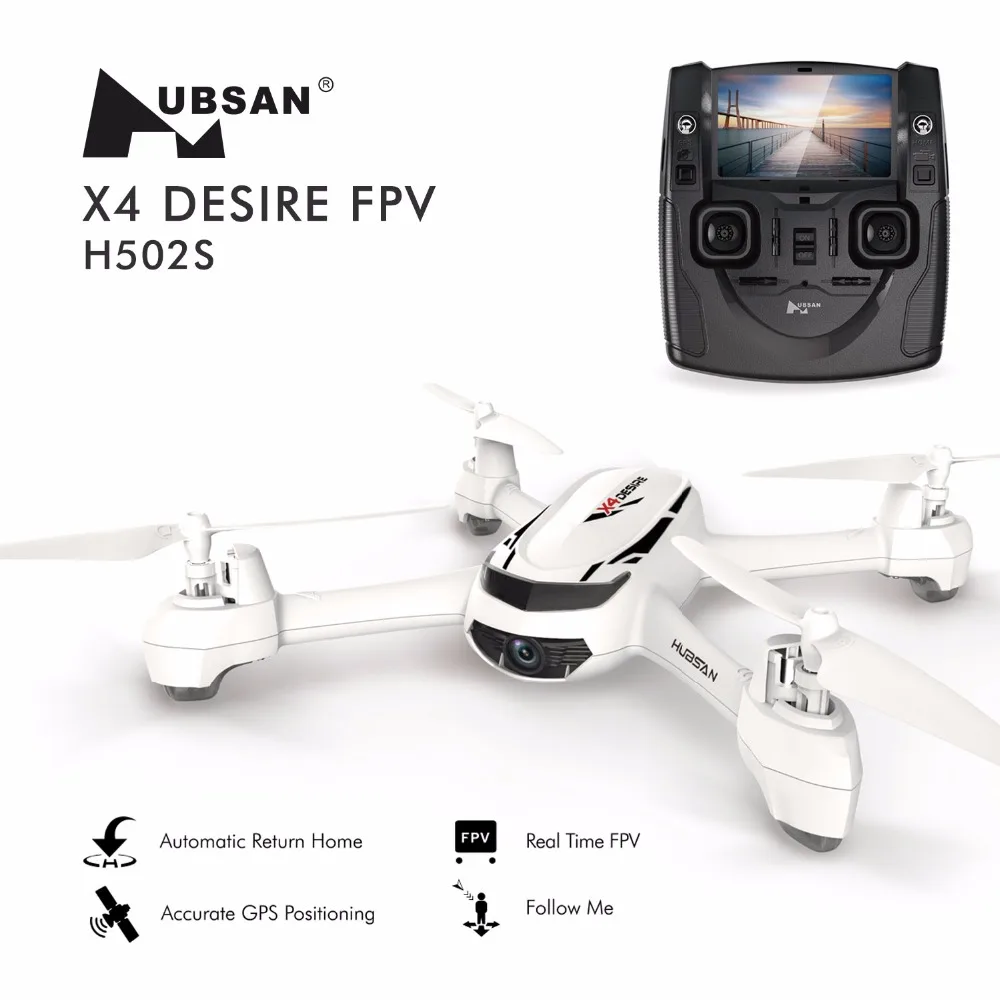 Hubsan H502S X4 FPV Дрон с HD камерой gps RC Безголовый Квадрокоптер вертолет RTF пульт