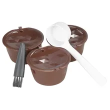 3 шт. Dolce Gusto капсулы многоразового использования многоразового nescafe Шапки ule чашки cafeteira dolce gusto Кофе капсулы с крышками