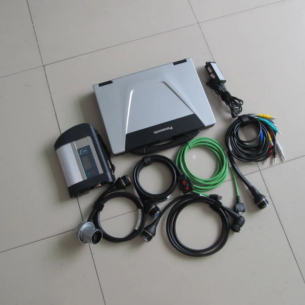  ¡Toughbook CF-52 instalado en MB SD C4 software más reciente 20199 v en 320gb hdd trabajo para MB s