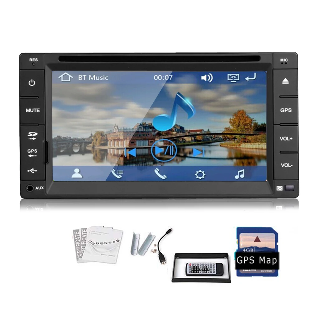 Perfect 2 din radio car dvd player gps navigation tape recorder autoradio cassette player for car radio steering-wheel car multimedia 10