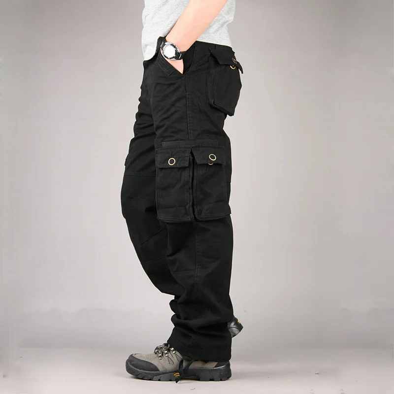 Тактические брюки-карго армейские военные брюки мужские спецназ солдаты камуфляжные комбинезоны одежда Свободные Мешковатые Брюки