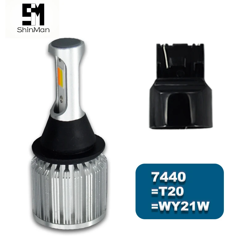 Shinman 2 шт. Dual Цвет горки LED DRL сигнал поворота светильник 30 Вт cob drl для Honda FIt