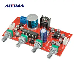 AIYIMA LM1036 тон доска Низкие/высокие частоты регулировки громкости с NE5532 предусилитель усилитель звука операционный усилитель DC 12 V-24 V DIY для