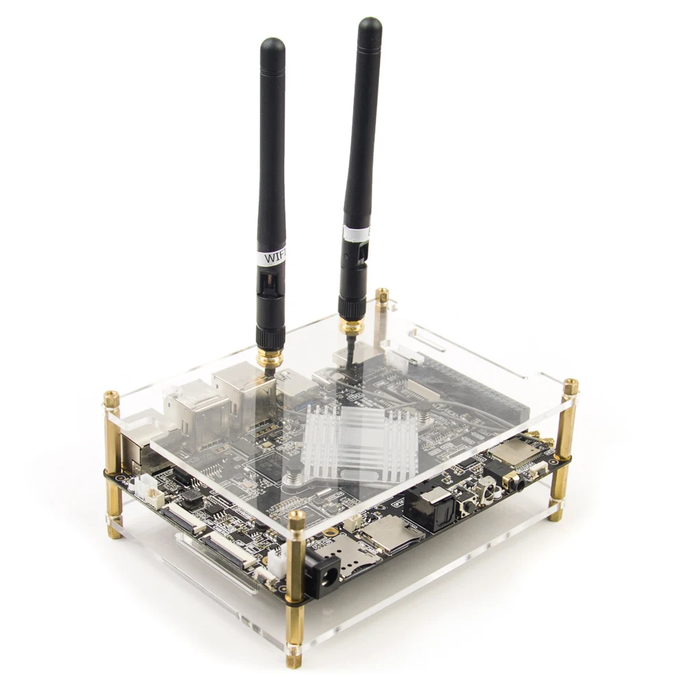 

MECOOL VS - RK3399 DIY RK3399 Mali-T860 TV Box Super Development Board 4K 10Bit VP9 Android 7.1 4G+32G/2G+16G H.264 H.265