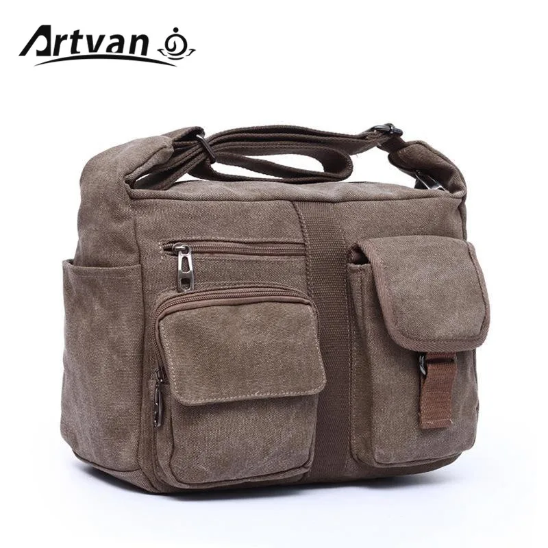 

2018 new canvas bag handbag men women oblique satchel bags men messenger bag shoulder bagmore sturdy and durable MM26