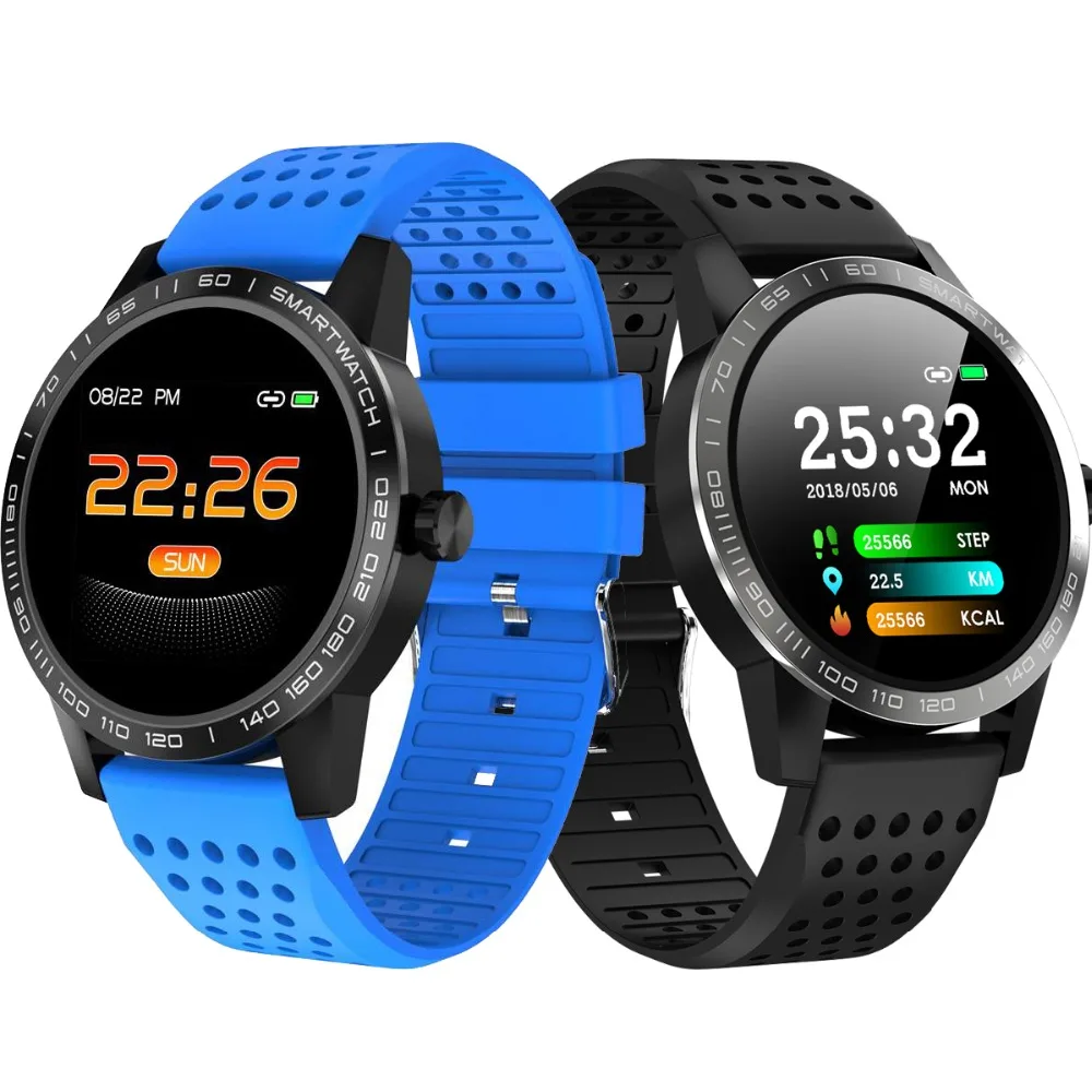 

Hot Sale T2 IP68 Waterproof Smartwatch 24-hour Heart Rate Monitor 1.3' Big Screen Sports Mode Long Battery Life Smart Watch Band