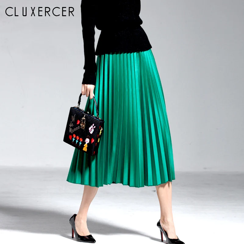 womens pleated skirt 2017