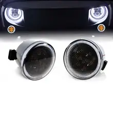 With DRL Yellow Front Replacement Turn Signal Light Assembly with Clear Lens for 2014-2018 Jeep Wrangler With DRL Yellow Front Replacement Turn Signal Light Assembly with Clear Lens for 2014-2018 Jeep Wrangler