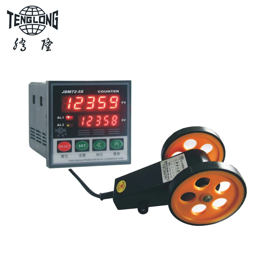 Digital wire length counter meter length measuring wheel encoder wheel