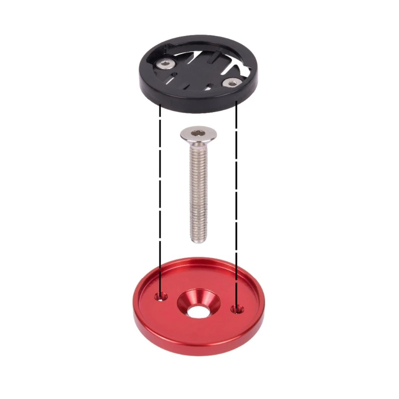  Fahrrad Computer Halter Aluminium Legierung Montage Halterung stem top cap fahrrad stoppuhr GPS ult