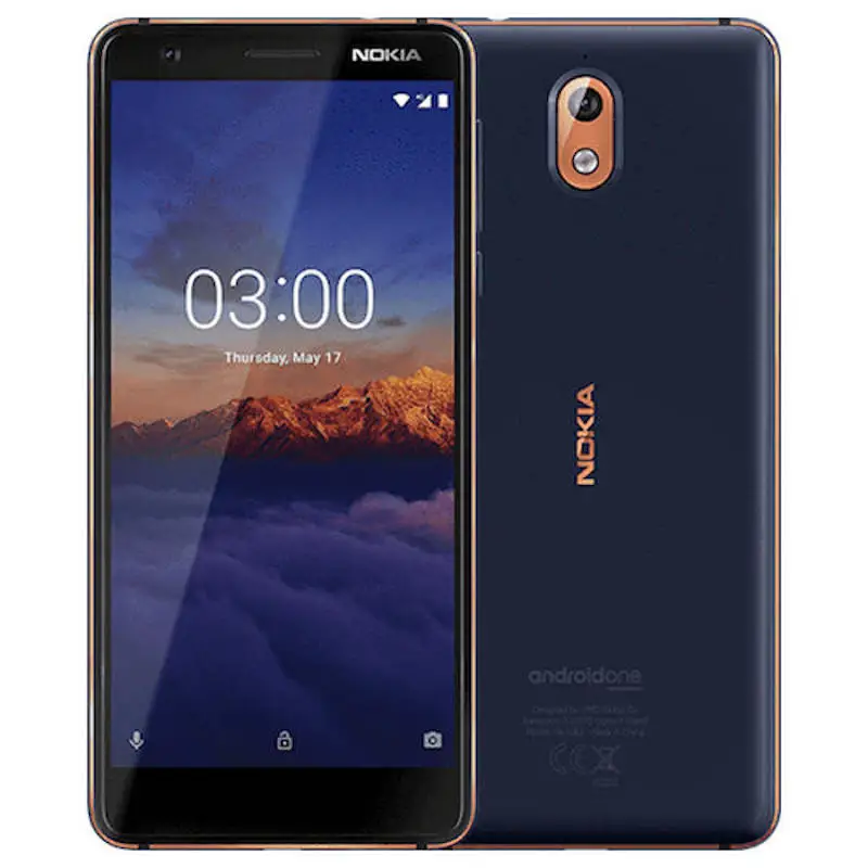 

Global Version Nokia 3.1 Android Mobile phone 5.2 Inch HD+ 18:9 ratio 2GB 16GB MT6750N Octa-Core 2990mAh 4G LTE Smartphone