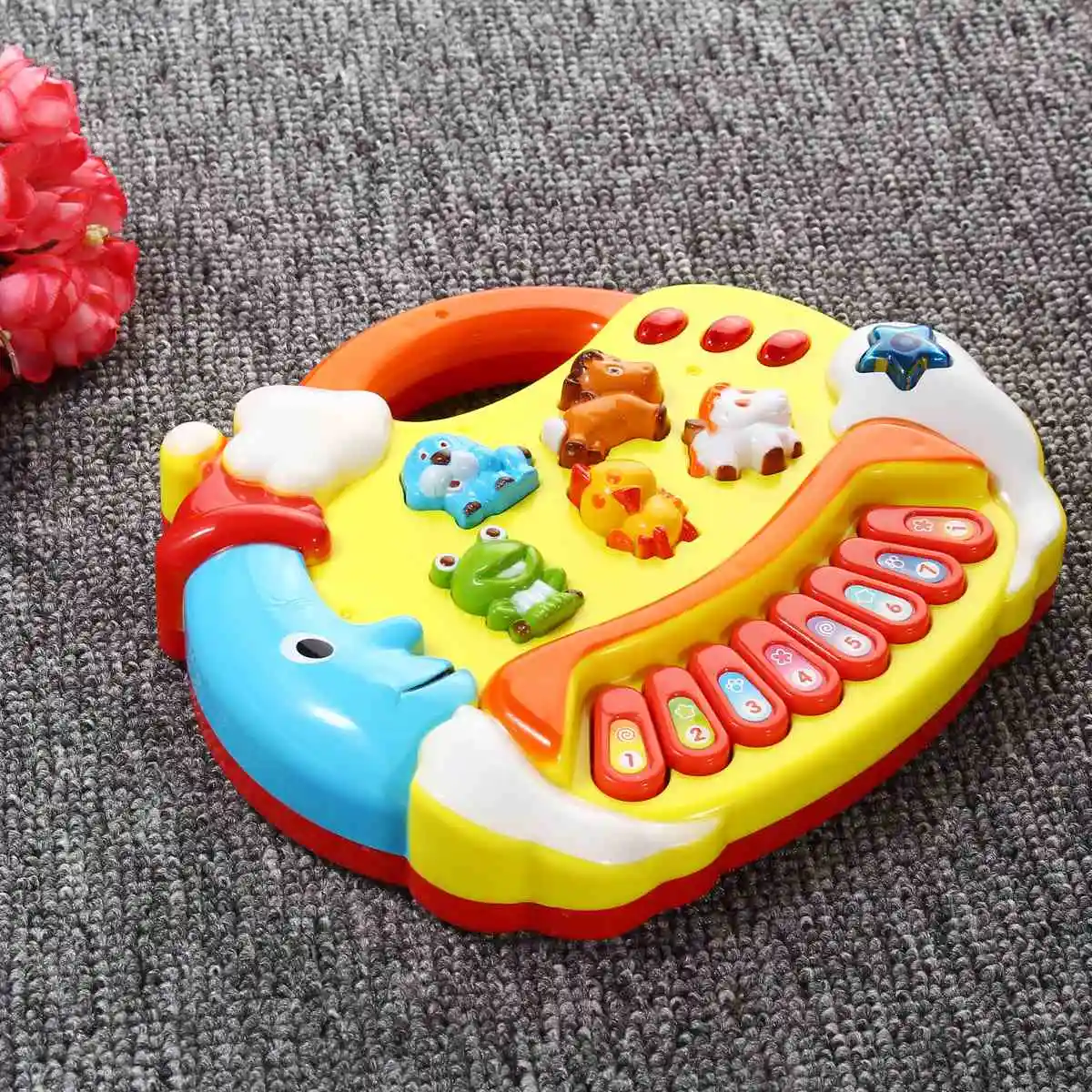 Funny Lovely Baby Children Kids Musical Educational Animal Farm Piano Toys Developmental Music Toy For Children