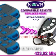 NOVA пульт дистанционного управления, NOVA замена двери гаража дистанционный 433,92 МГц прокатки код