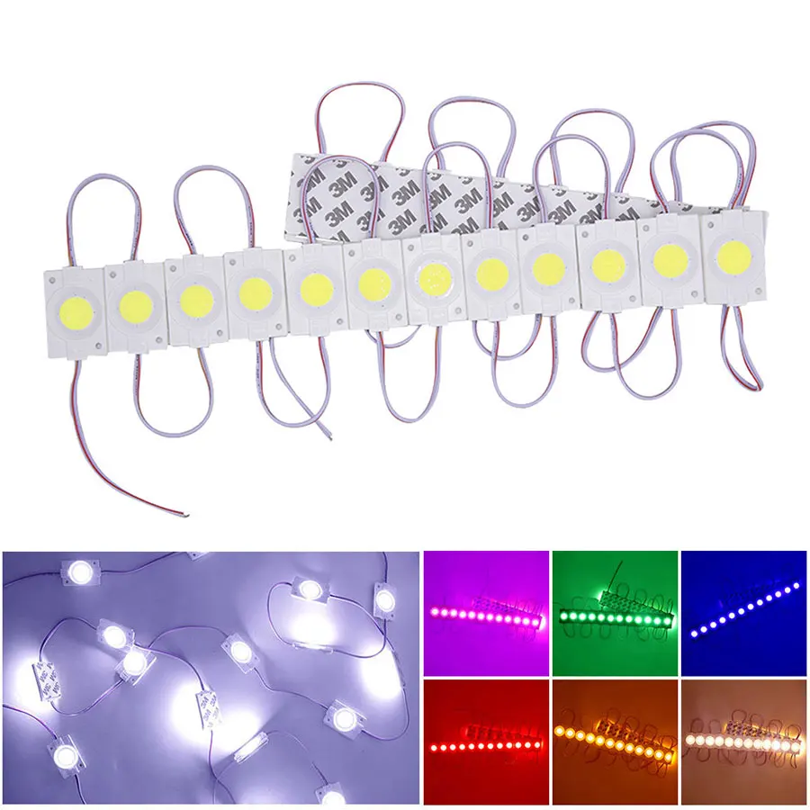 COB LED Module Strip Light Bead Chip Lamp DC12V 2.5W Waterproof Ultra Bright DIY Sign Advertising Backlight Decorative Lights (26)