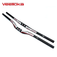 

VEETOKA 3K Gloss Full Carbon Handlebar MTB Cycling Bike Accessories Mountain /road Bicycle Flat/rise Bar 31.8mm Manillar Parts