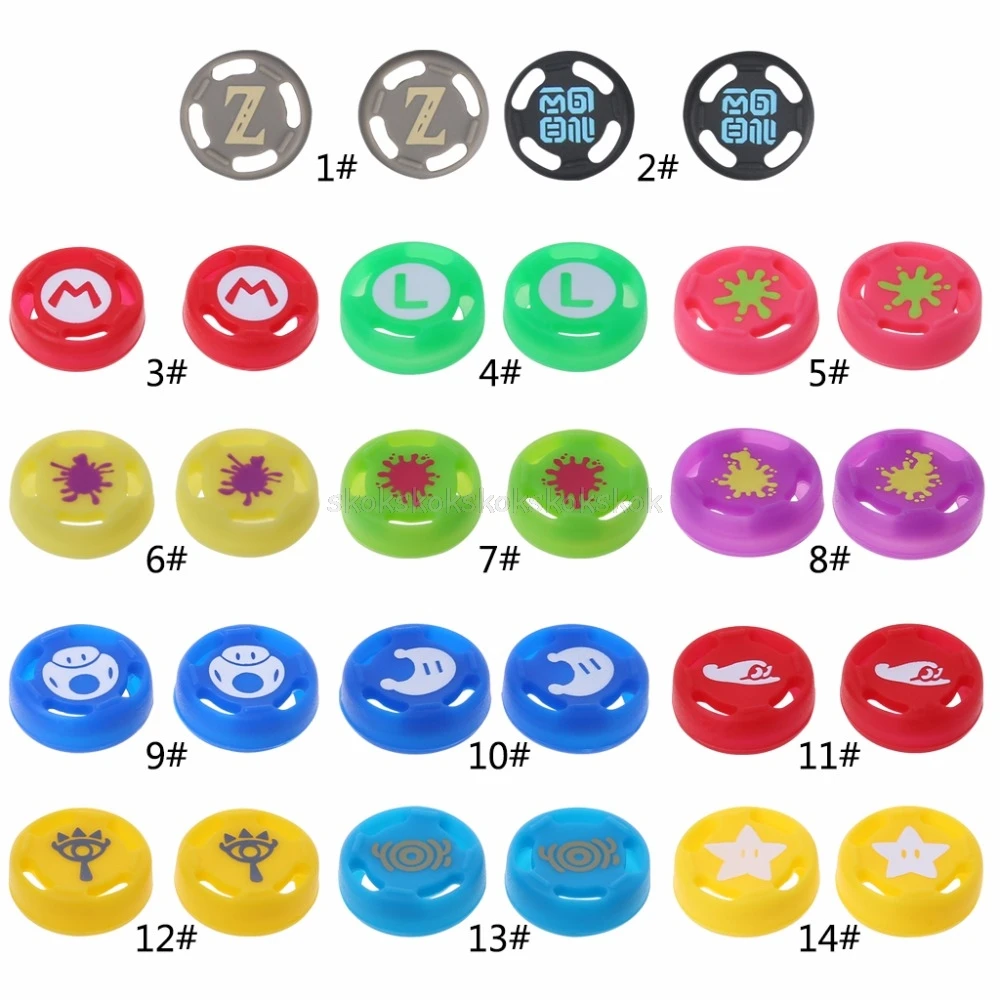 

1 Pair Analog Thumb Stick Grips Caps Silicone JoyCon Controller Sticks for Nintendo Switch NS Mr08 19 Dropship