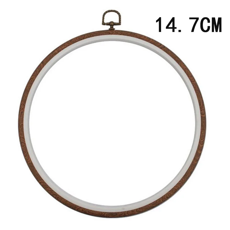 

14.7cm Embroidery Hoops Frame Set Metal plastic Embroidery Hoop Rings for DIY Cross Stitch Needle Craft Tools