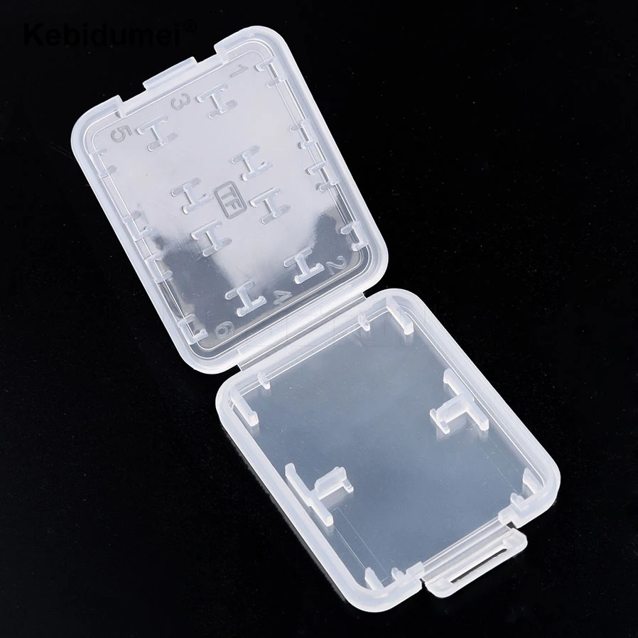3Pcs/lot 8 IN 1 Hard Plastic Memory Card Storage Case TF Card Micro SD