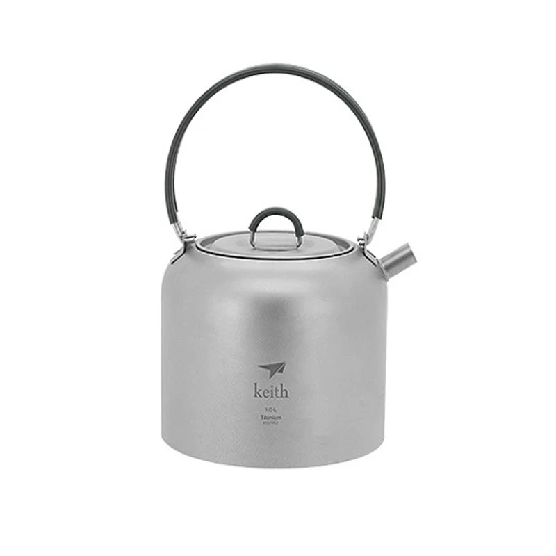 Keith High Quality Ultralight Titanium Water kettle Portable Camping
