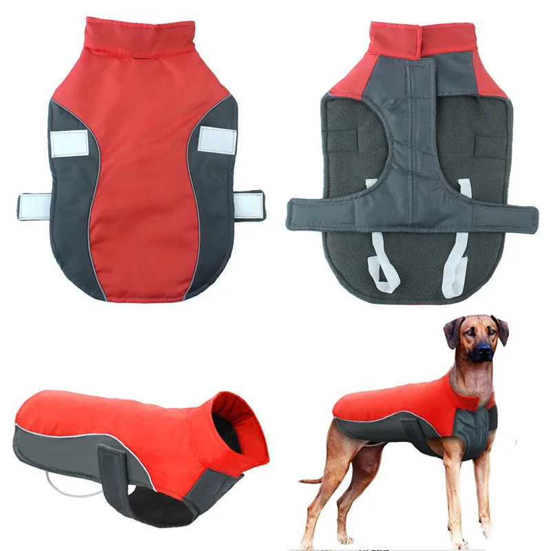 Waterproof Warm Winter Dog Coat Jacket Dog Vest Pet Clothes Dog Clothing For French Bulldog Golden Retriever Ropa Para Perros1