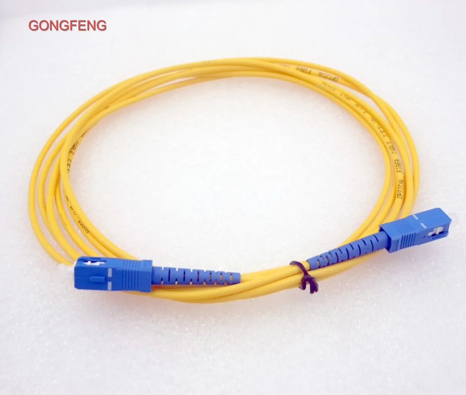 GONGFENG 10 шт. Новинка 3m фотоэлемент однорежимный одножильный волоконный джемпер