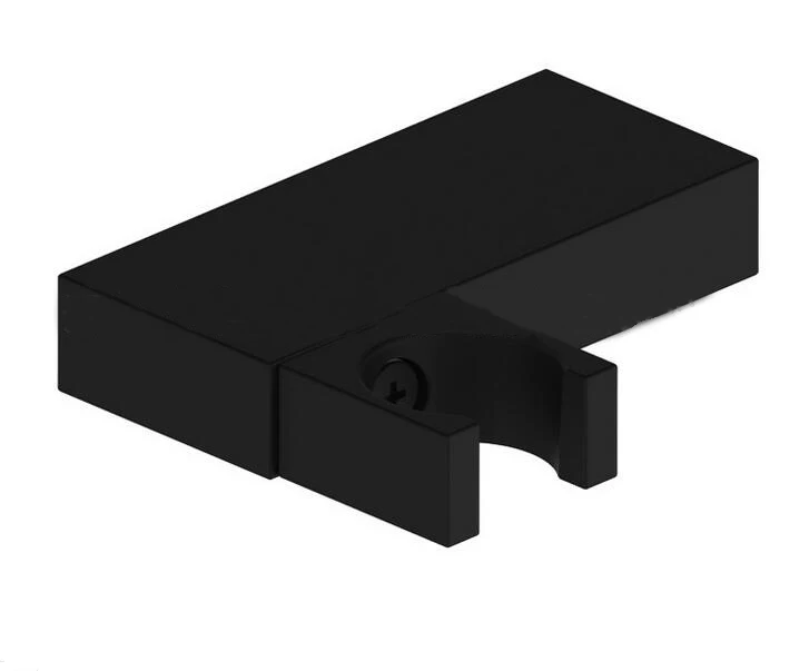 Free shipping matt black or chrome Hand shower hook shower holder