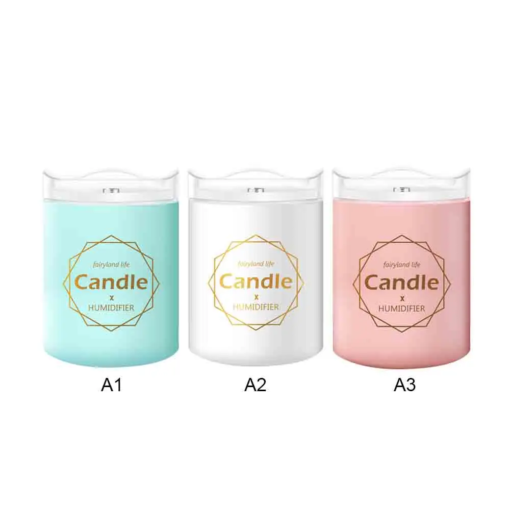 

300ML Mini USB Candle Air Humidifier Ultrasonic Essential Oil Diffusers Home Humidifier Aroma Oil Water Diffuser
