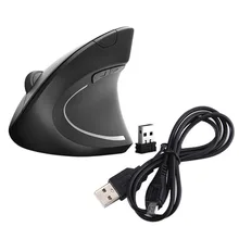2,4 г Беспроводной Оптический мышь Вертикальный эргономичный вертикально 5 пуговицы мыши Компьютерные с USB приемник для портативных ПК EM88