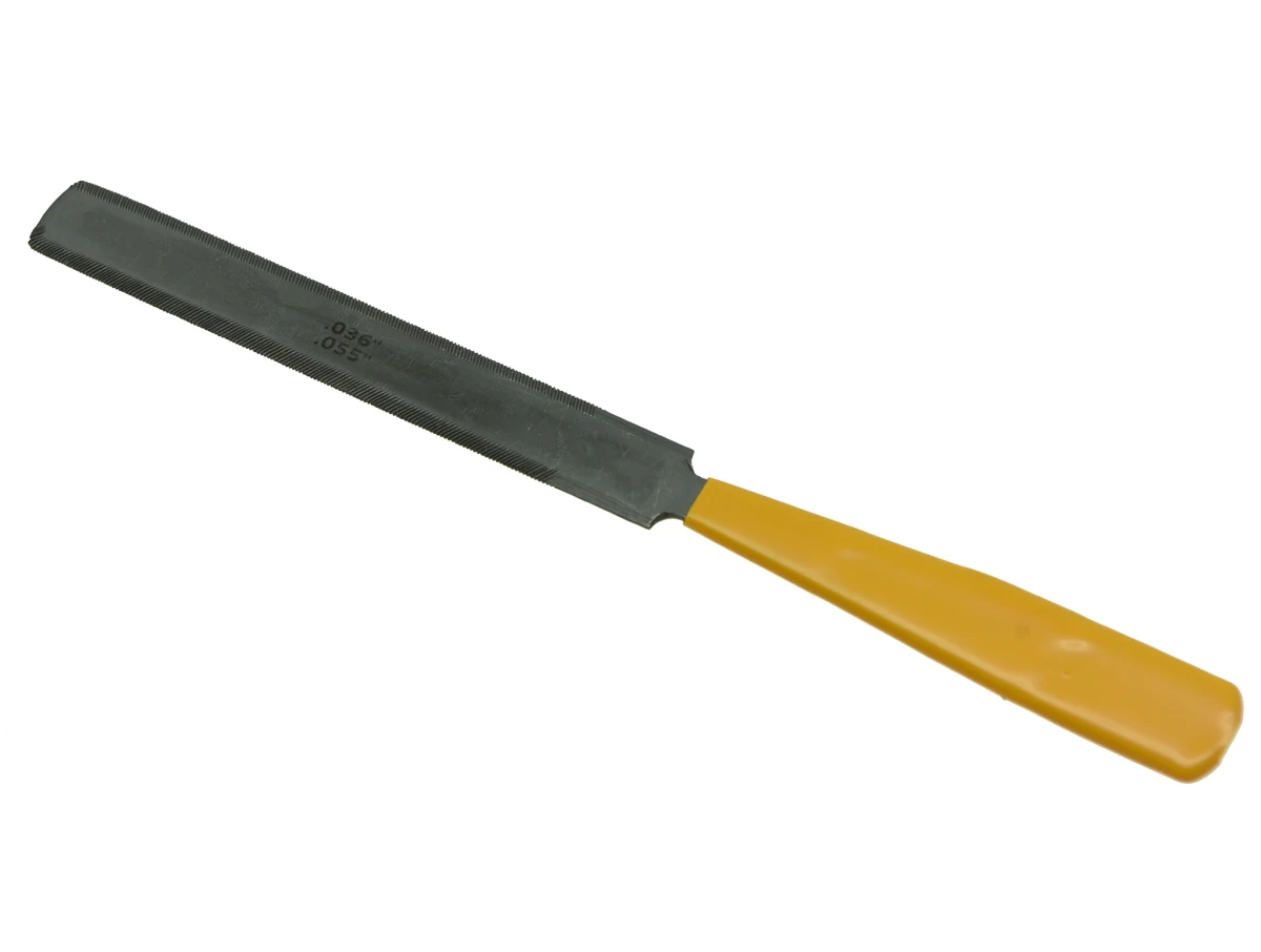 

KAISH Guitar Gauged Nut Slotting File Double Sided .036'' .055'' Nut Saddle Slot Filing Tool !
