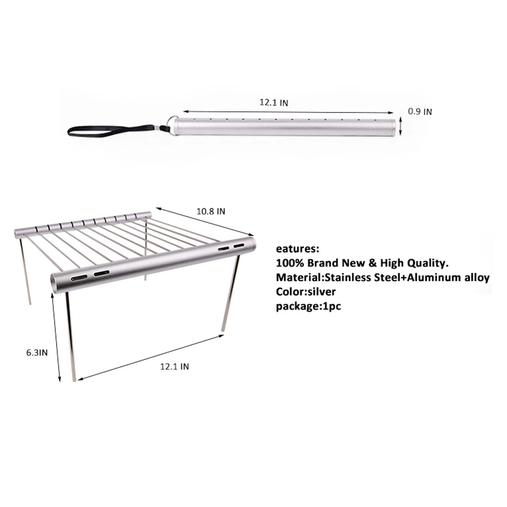 1 компл. портативный гриль для кемпинга-легкий Универсальный барбекю аксессуары барбекю гриль для дома для кемпинга
