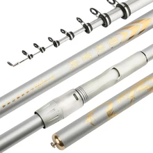 Высококачественная скала телескопическая удочка из углеродного волокна пустотелая Удочка наконечник питания XH наклонное направляющее кольцо рыболовные снасти