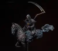Unpainted Kit 1/20 90MM Handheld lamp Of the souls resin Resin Figure miniature garage kit