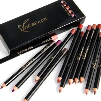 

12pcs Matte Pencil Lip Liner Pencil Waterproof Pencils For Lips Long Lasting Lipliner Pen Makeup Cosmetic