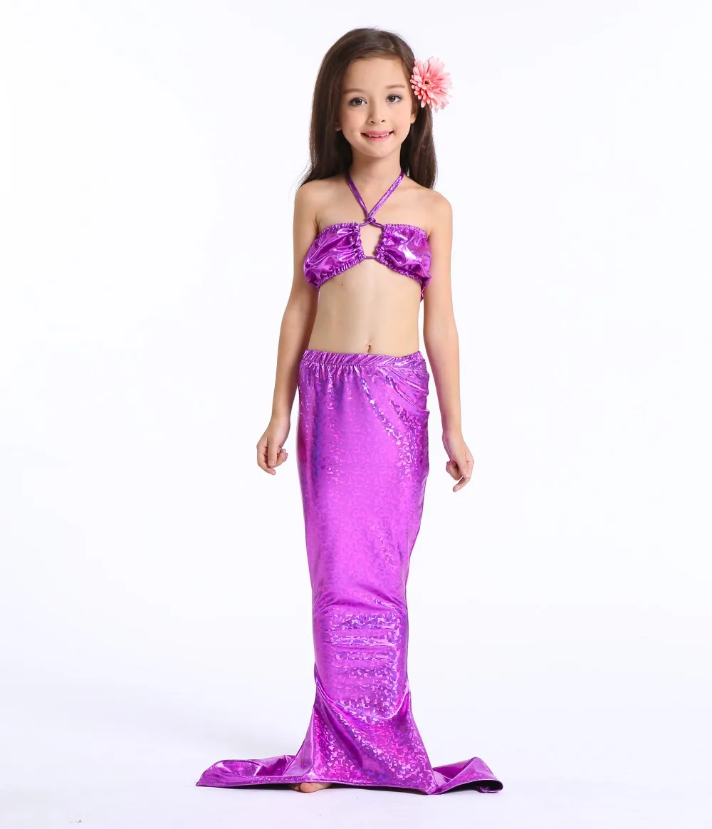 Mermaid tail for kids mermaid tails for girls costume for swimming child swimwear for Halloween cosplay Costume (16)