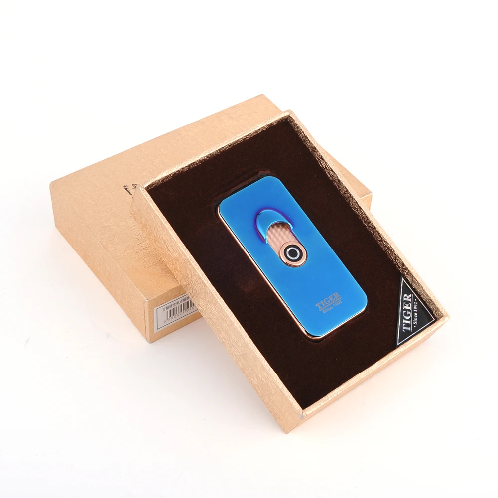 GERUI Fingertip Gyro металлический Непламено ветрозащитный прикуриватель USB электронный Перезаряжаемый Зажигалка плазменная Зажигалка для